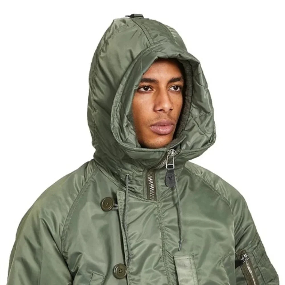 BEAMS PLUS MIL TYPE N-3B DOWN JACKET - SAGE - Picture 8 of 15